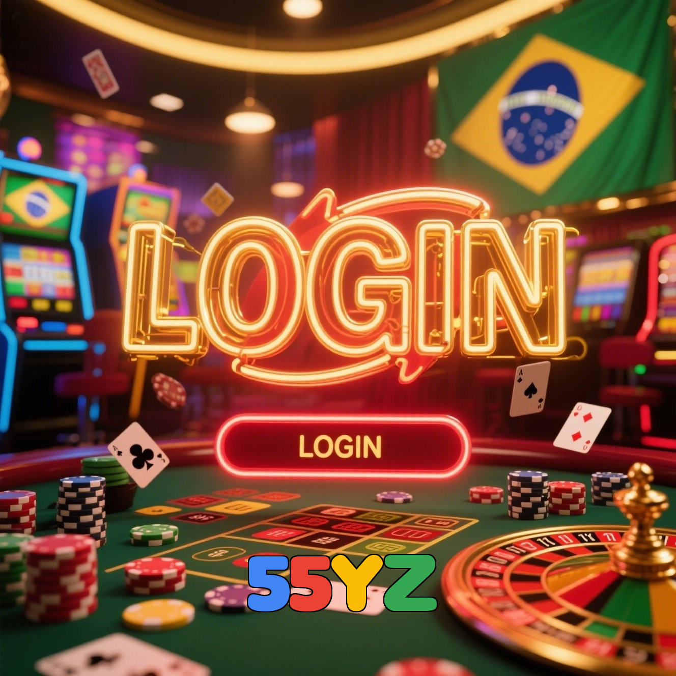 55YZ：Grandes vitórias em poker, roleta e apostas no futebol esperam por você!
