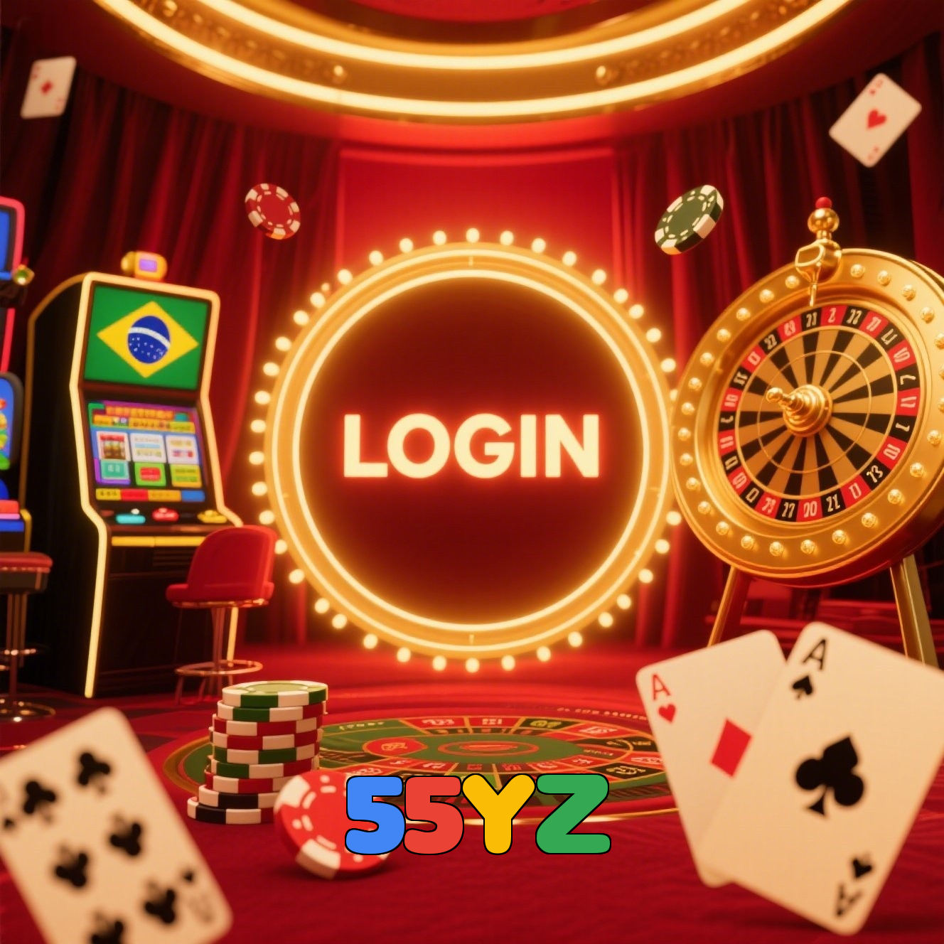 55YZ:Gire as slots e conquiste jackpots de tirar o fôlego!