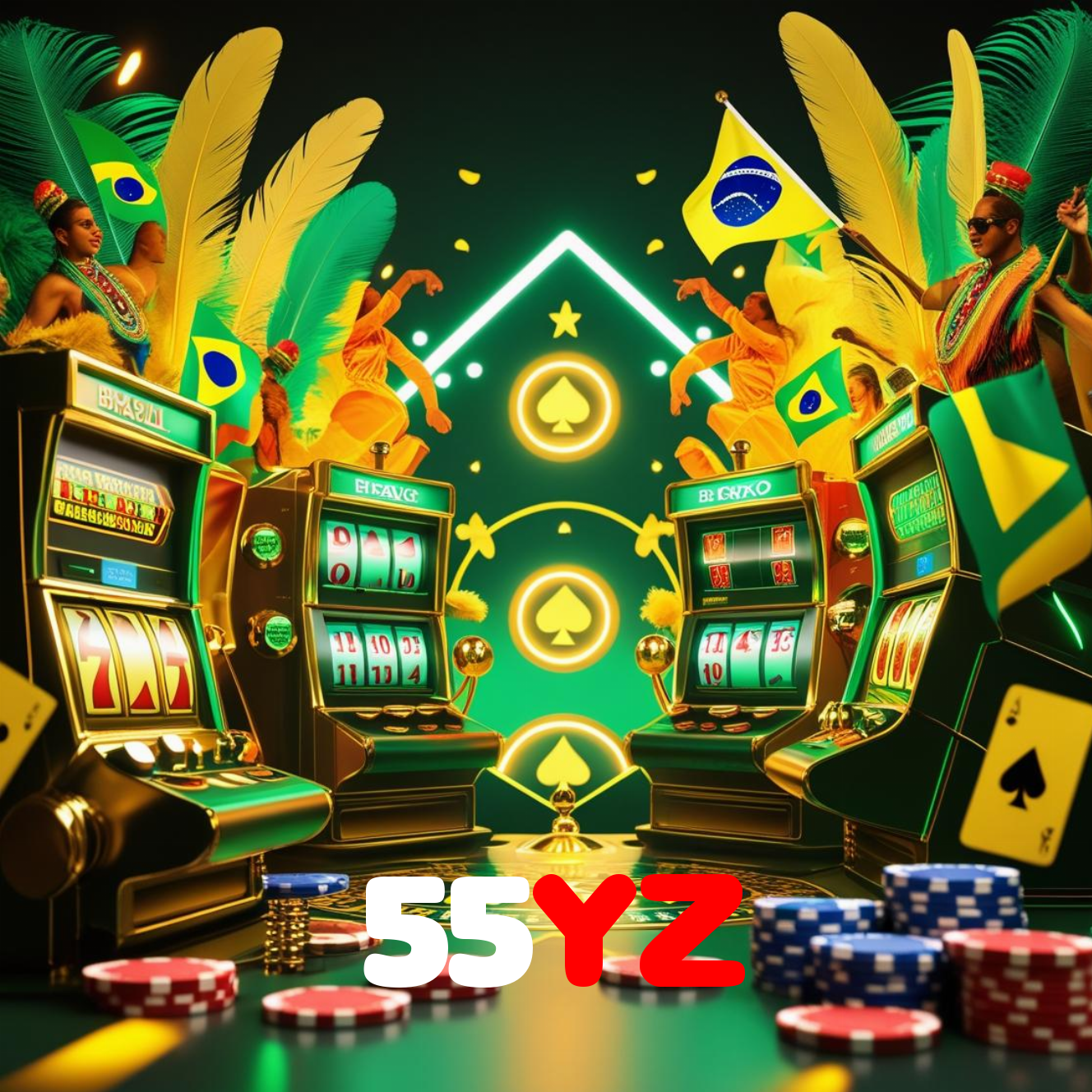 55YZ:Gire nas slots e conquiste o prêmio da sua vida!