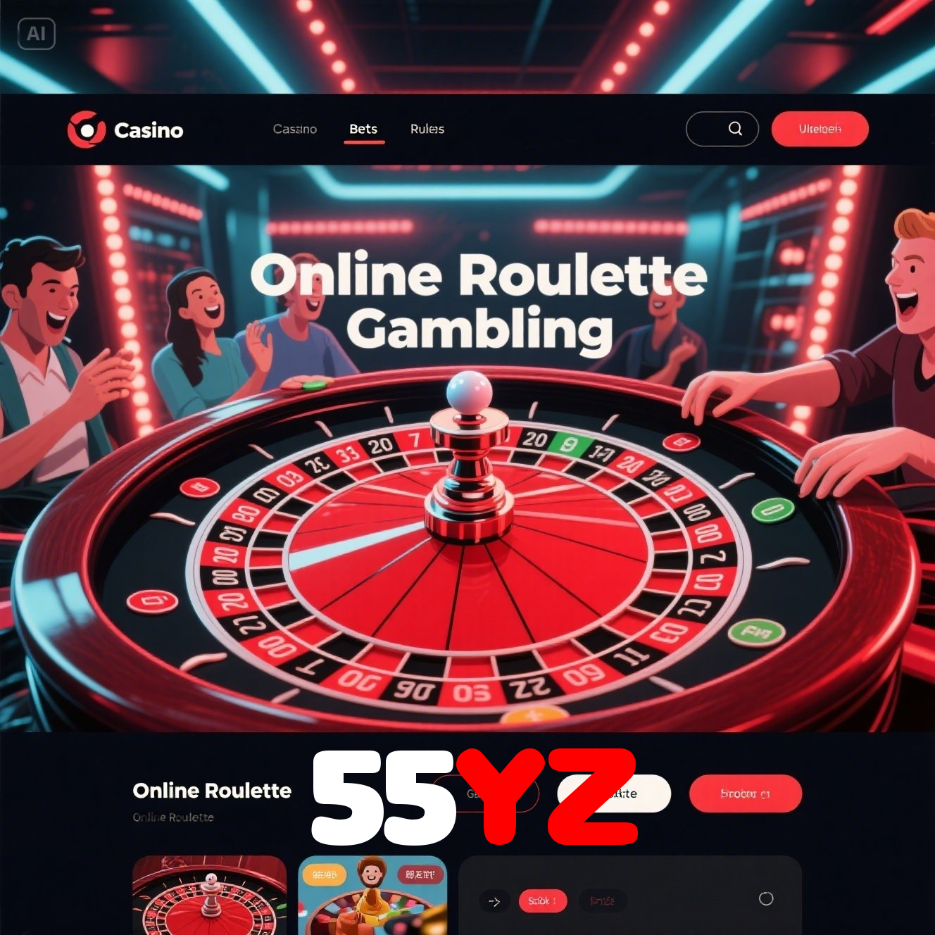 55YZ:Aposte no futebol e jogue os melhores jogos de cassino como roleta!