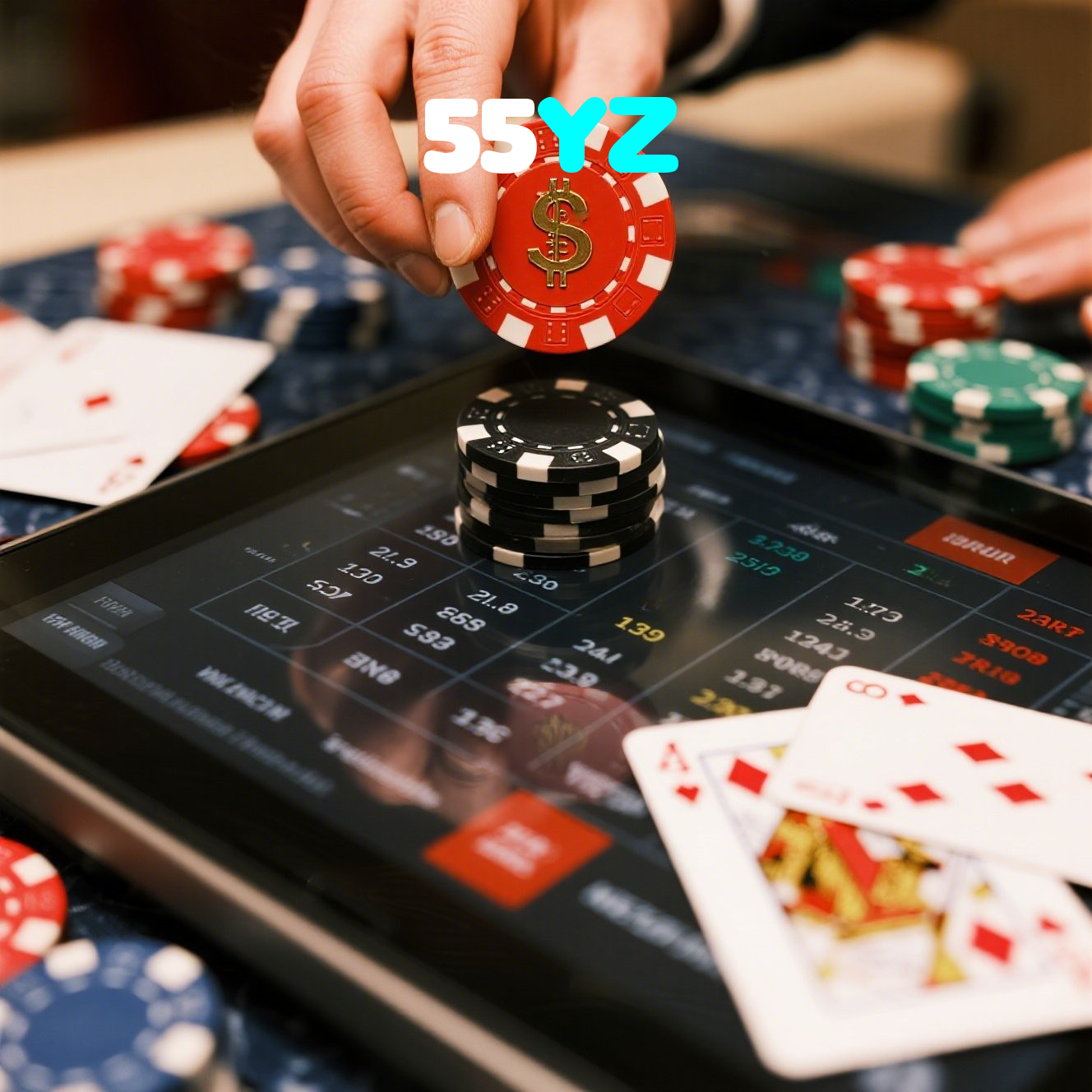 55YZ:Grandes vitórias em poker, roleta e apostas no futebol esperam por você!