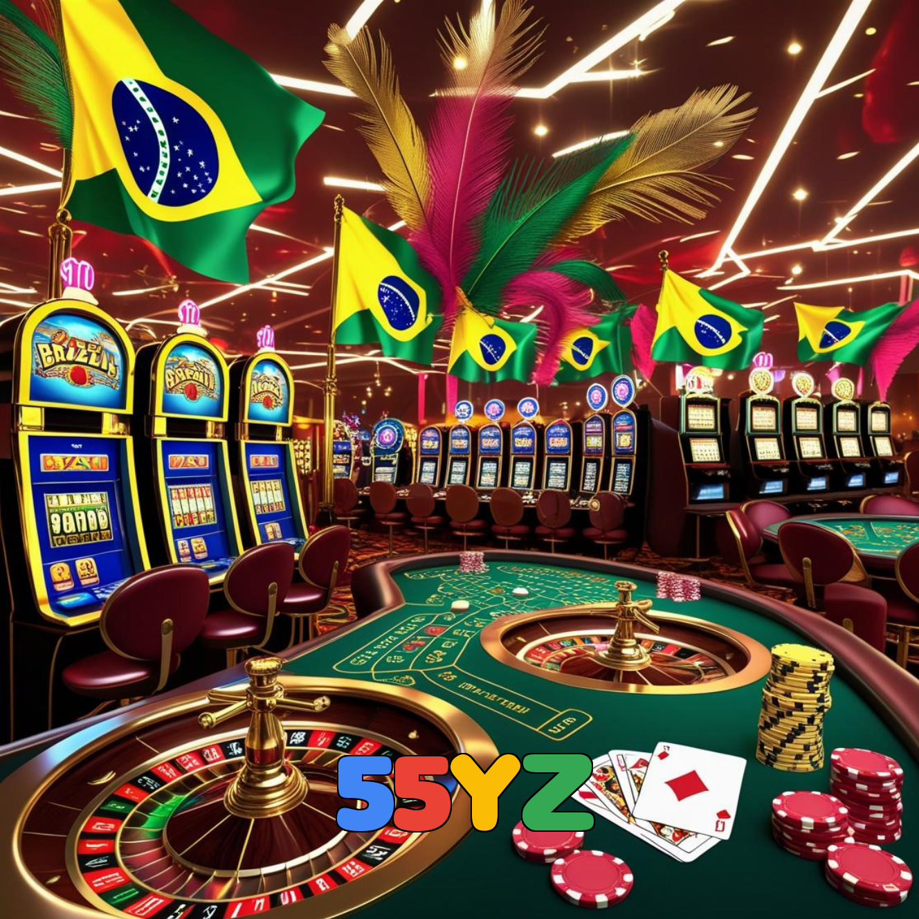 55YZ：Aposte nas roletas e leve o jackpot para casa!